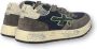 Premiata Blauwe platte schoenen met versleten effect Multicolor Heren - Thumbnail 22
