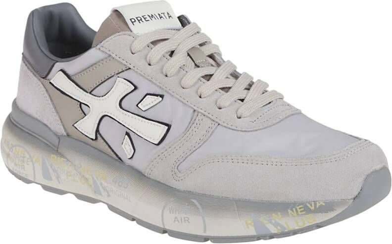 Premiata Stijlvolle Sneakers voor Mannen Gray Heren