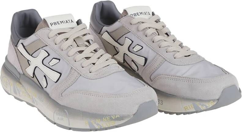 Premiata Stijlvolle Sneakers voor Mannen Gray Heren