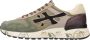 Premiata Groene Leren Sneakers Logo Details Rubberen Zool Multicolor Heren - Thumbnail 4