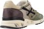 Premiata Groene Leren Sneakers Logo Details Rubberen Zool Multicolor Heren - Thumbnail 5