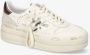 Premiata Witte Leren Sneakers Logo Zijkant Achterkant White Dames - Thumbnail 7