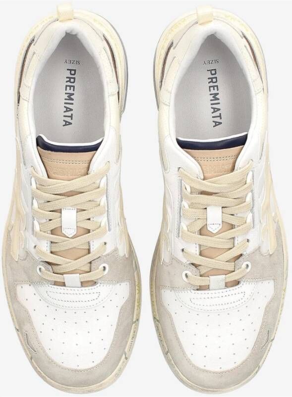 Premiata Stijlvolle Sneakers voor Mannen White Heren