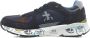 Premiata Blauwe Leren Sneakers met Suede en Nylon Inzetstukken Blue Heren - Thumbnail 8