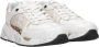 Premiata Leren en Technische Stofsneakers White Dames - Thumbnail 18