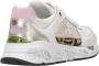 Premiata Suède en stoffen sneakers Multicolor Dames - Thumbnail 3