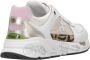 Premiata Leren en Technische Stofsneakers White Dames - Thumbnail 19