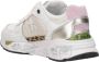 Premiata Suède en stoffen sneakers Multicolor Dames - Thumbnail 4