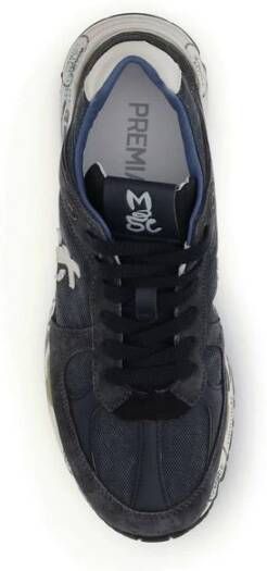 Premiata Suède Sneakers met Geperforeerd Detail