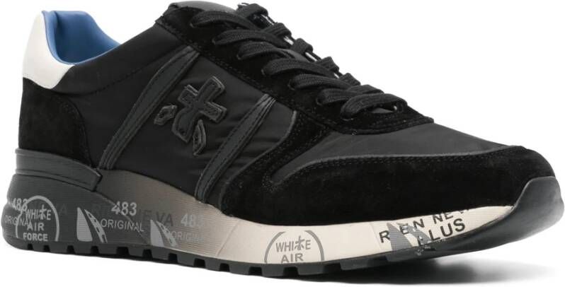 Premiata Suède sneakers met leren voering