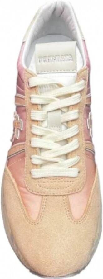 Premiata Sunset Pink Gradient Sneakers Multicolor Dames