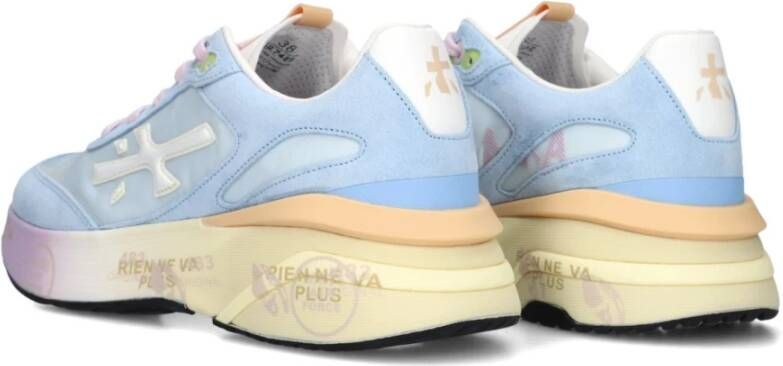 Premiata Taupe Lage Top Stijlvolle Sneakers