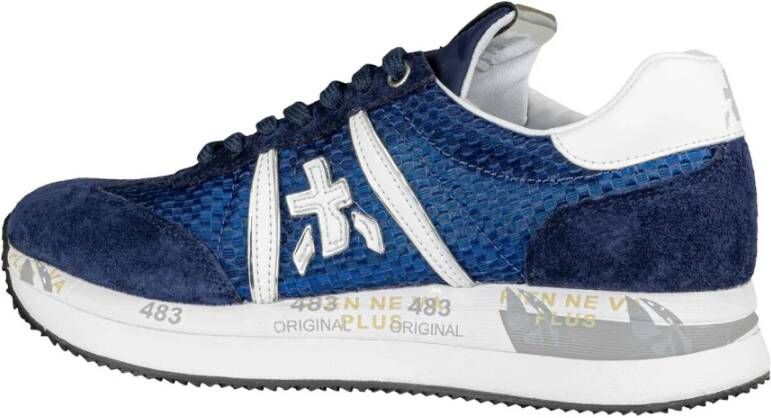 Premiata Technische Stof en Suède Sneakers