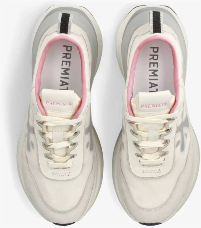 Premiata Witte Logo Sneakers Verhoogde Zool - Foto 2