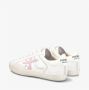 Premiata Vintage Leather Lace-Up Sneakers Steven White Dames - Thumbnail 5