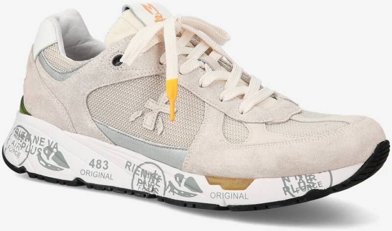 Premiata Vintage Mase Sneakers Beige Heren