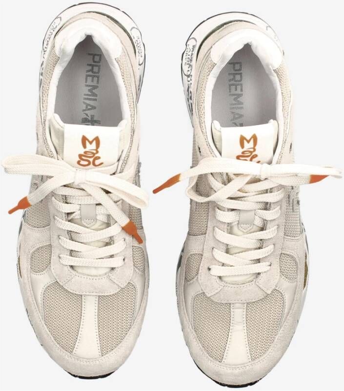 Premiata Vintage Mase Sneakers Beige Heren