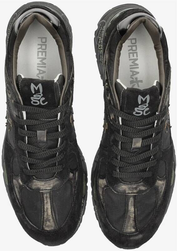 Premiata Vintage Mase sneakers met levendige details Black Heren