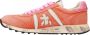 Premiata Vintage Oranje Canvas Sneakers Multicolor Dames - Thumbnail 3