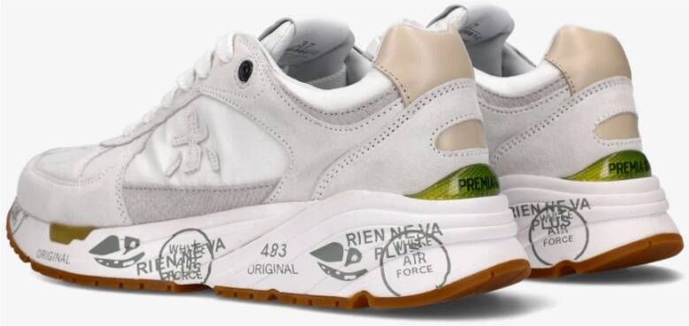 Premiata Vintage Sneakers met Levendige Details