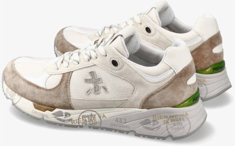 Premiata Vintage Sneakers met Levendige Details