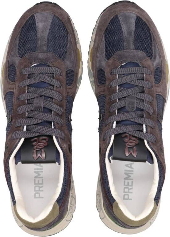 Premiata Vintage Style Mase 6889 Sneakers Blue Heren