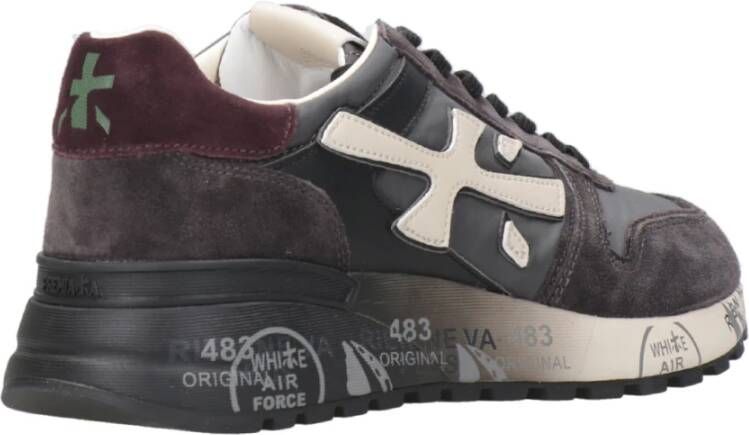 PREMIATA Lage Sneakers Heren Mick Maat: 45 Materiaal: Suède Kleur: Grijs - Foto 8