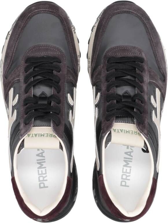 PREMIATA Lage Sneakers Heren Mick Maat: 45 Materiaal: Suède Kleur: Grijs - Foto 10