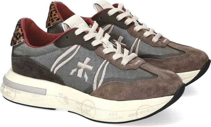 Premiata Vintage Style Sneakers Multicolor Dames