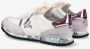 Premiata Wit en Lila Leren Sneakers Multicolor Dames - Thumbnail 3