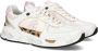 Premiata Leren en Technische Stofsneakers White Dames - Thumbnail 2