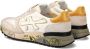 Premiata Witte Mick Sneakers met Gouden Details Multicolor Heren - Thumbnail 4