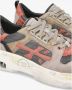 Premiata Wit Uniek Design Sneaker Multicolor Heren - Thumbnail 7