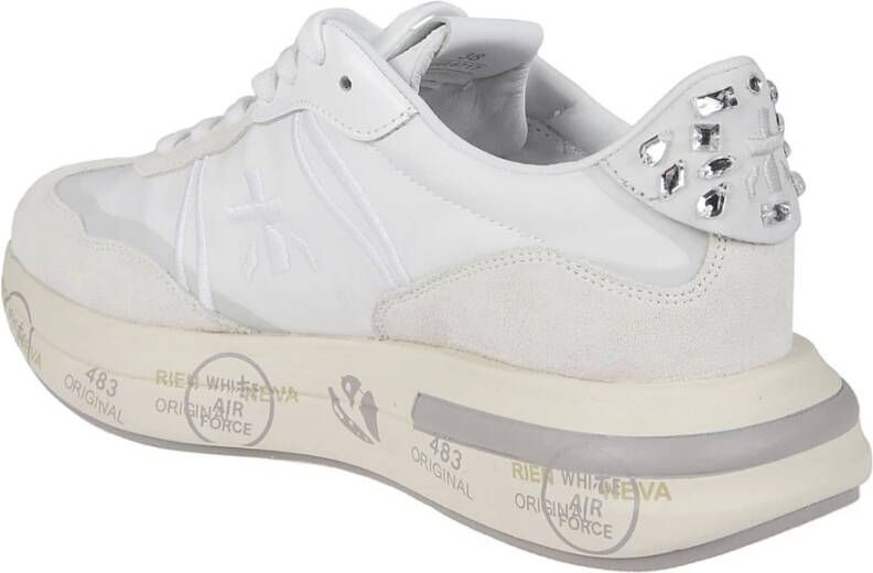 Premiata Witte Cassie Sneakers White Dames