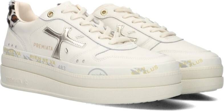 Premiata Witte Dames Sneakers Micol White Dames