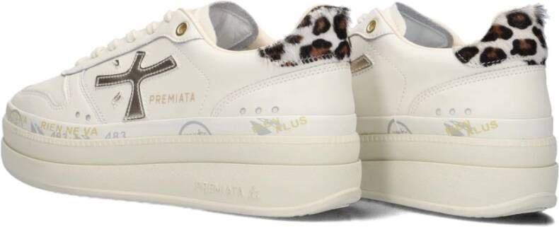 Premiata Witte Dames Sneakers Micol White Dames