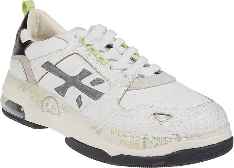 Premiata Witte Drake Sneakers White Heren