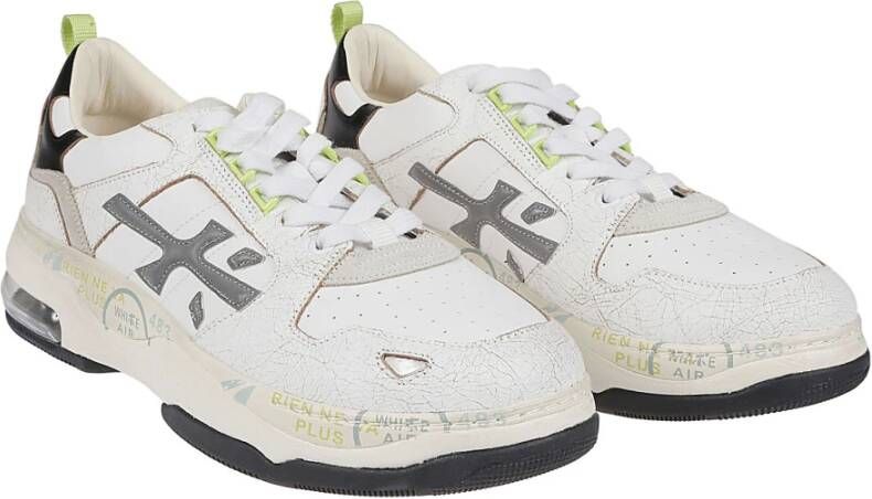 Premiata Witte Drake Sneakers White Heren