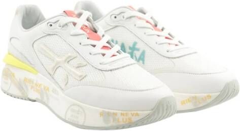 Premiata Witte Ergonomische Veterschoenen White Heren