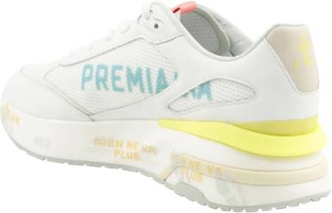 Premiata Witte Ergonomische Veterschoenen White Heren