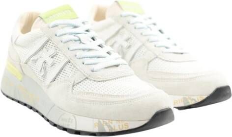 Premiata Witte Ergonomische Veterschoenen White Heren