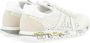 Premiata Witte Geperforeerde Leren Sneaker Lucyd Multicolor Dames - Thumbnail 3
