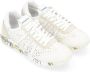 Premiata Witte Geperforeerde Leren Sneaker Lucyd Multicolor Dames - Thumbnail 4