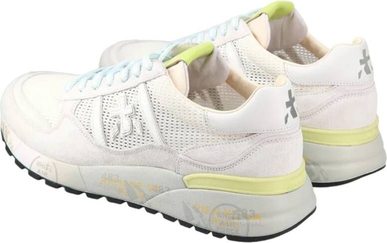 Premiata Witte Geperforeerde Sneakers White Heren