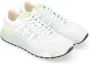 Premiata Witte Geperforeerde Stoffen Sneaker White Heren - Thumbnail 4