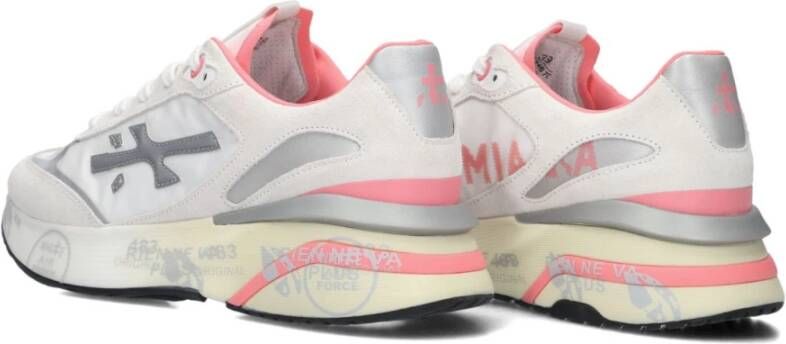 Premiata Witte Lage Dames Sneakers Moerun-d