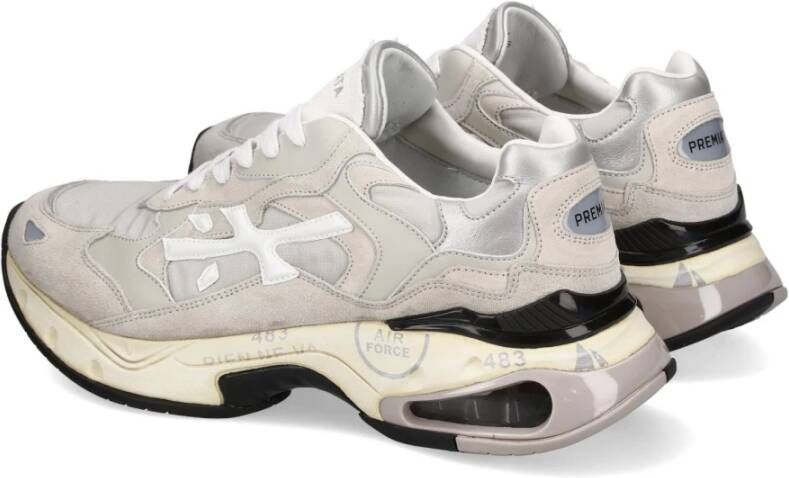 Premiata Witte lage top Sharky sneakers
