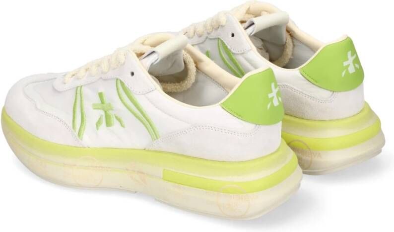 Premiata Witte Lage Top Sneakers Cassie
