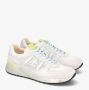 Premiata Witte Landeck Sneakers met Gele Accenten White Heren - Thumbnail 17