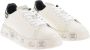 Premiata Witte Leren Belle Sneakers White Dames - Thumbnail 4